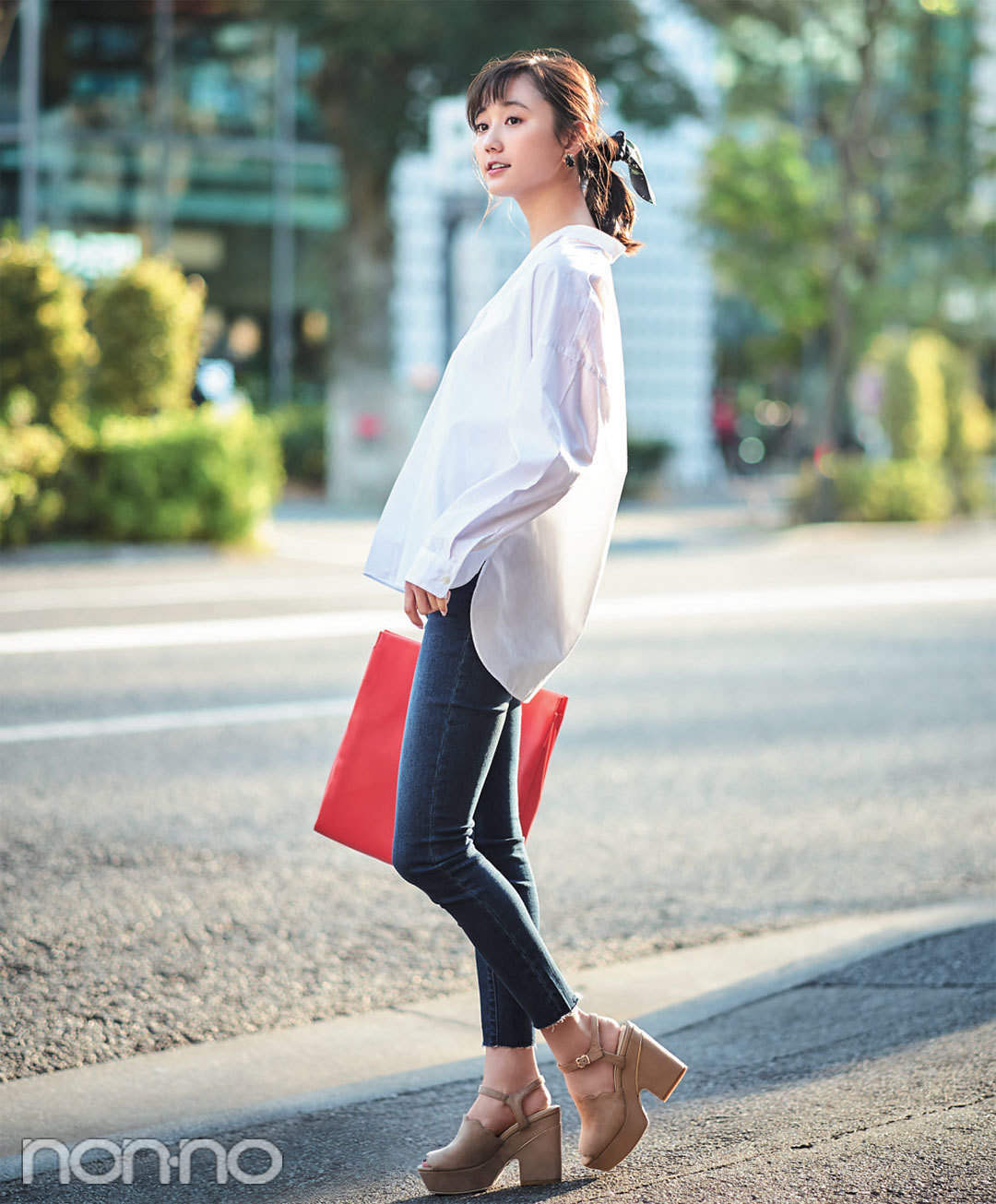 ノンノモデル鈴木友菜・春の大人っぽ着こなし、ポイントはこの3つ!_1_1