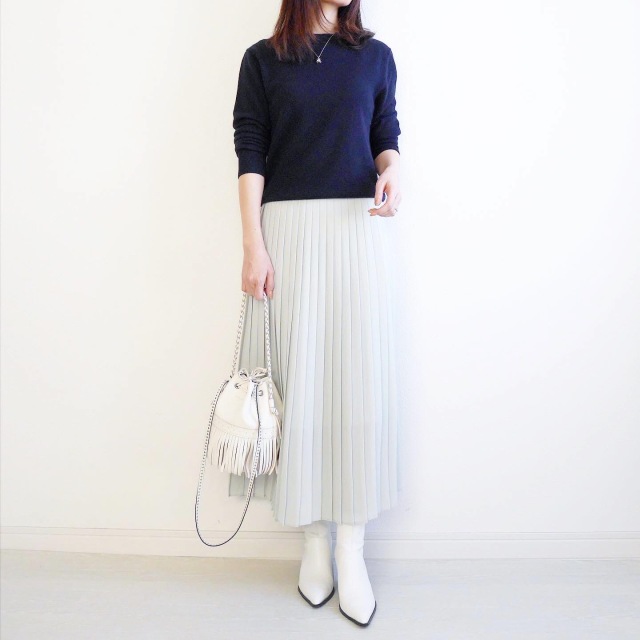 Uniqloカシミヤクルーネックセーター着回し纏め Tomomiyuの毎日コーデ ファッション誌marisol マリソル Online 40代をもっとキレイに 女っぷり上々