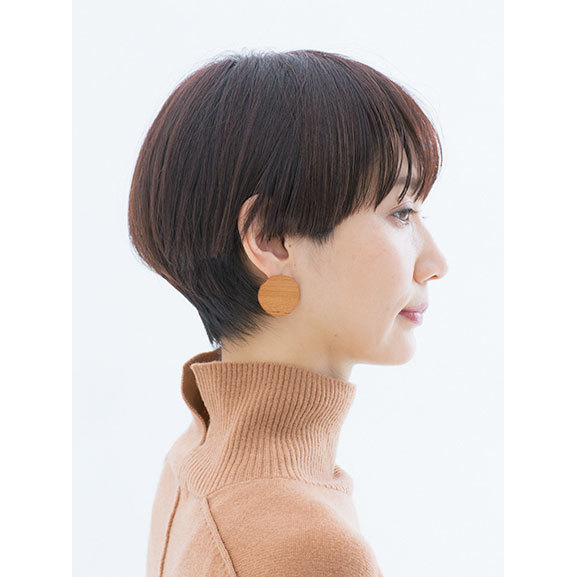 スタイリング前 人気ショートヘアスタイル5位の髪型