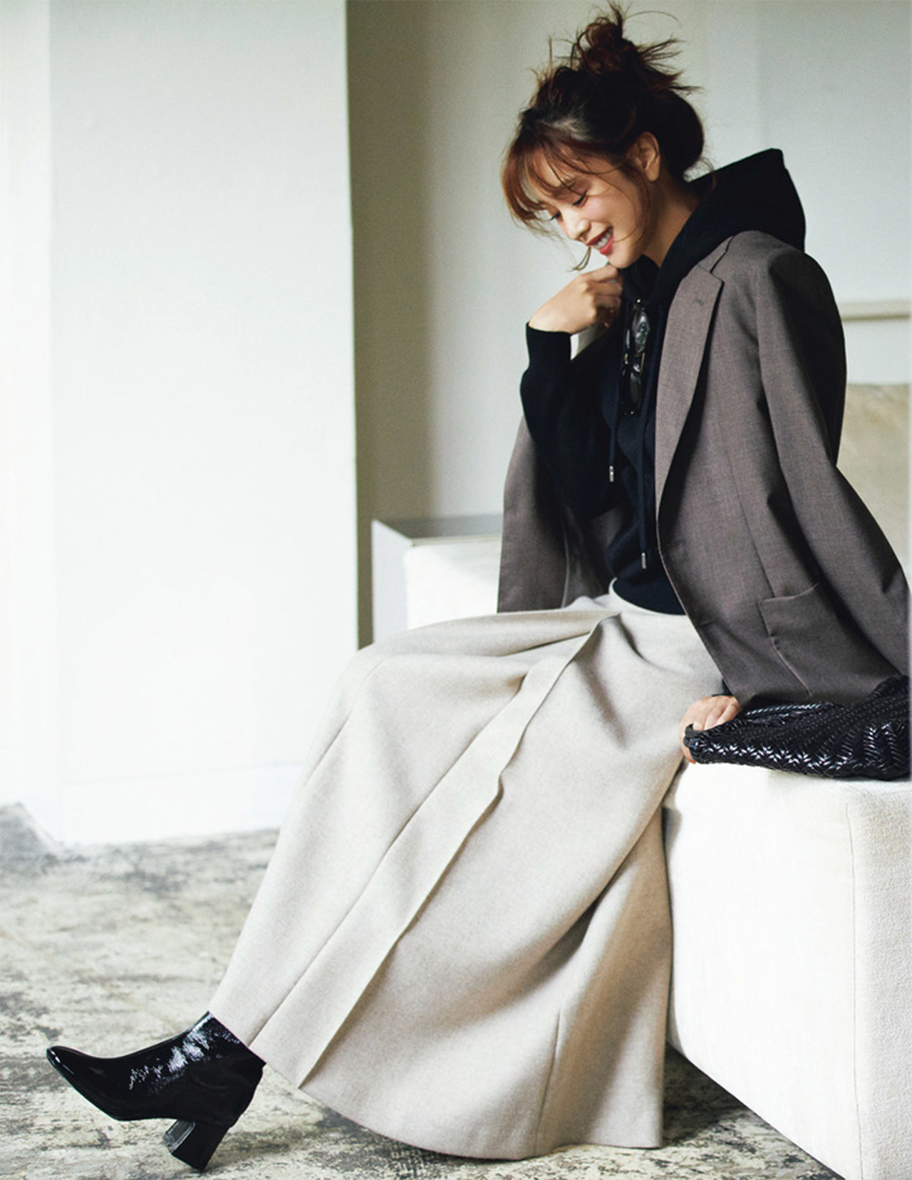 Knit Hoodie ニットパーカ
