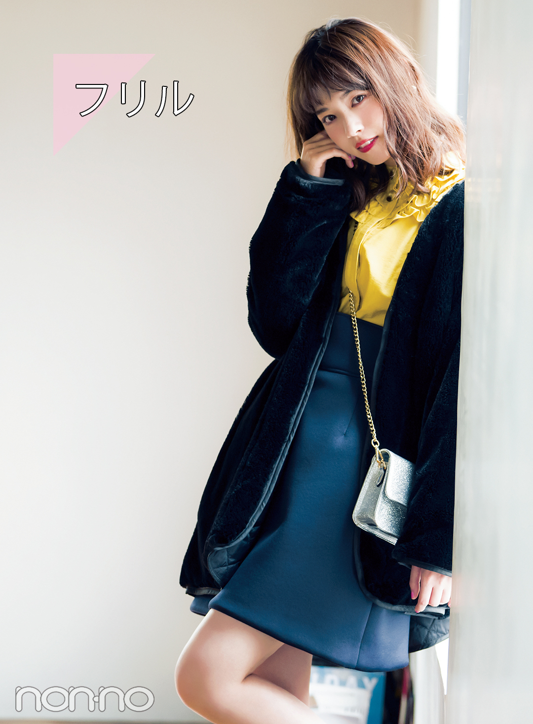 脚長効果も抜群♡西野七瀬はハイウエストミニでスタイルアップ!_1_1