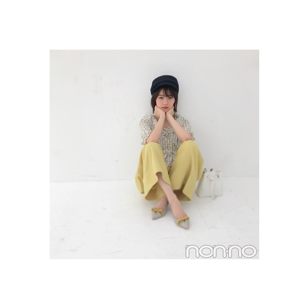 西野七瀬はパンツで春っぽイエローを取り入れ♡【毎日コーデ】_1_1