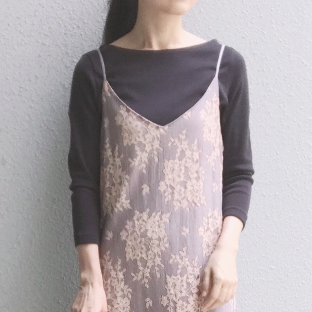 SPICK&SPAN レースキャミワンピ オーラリー カットソー