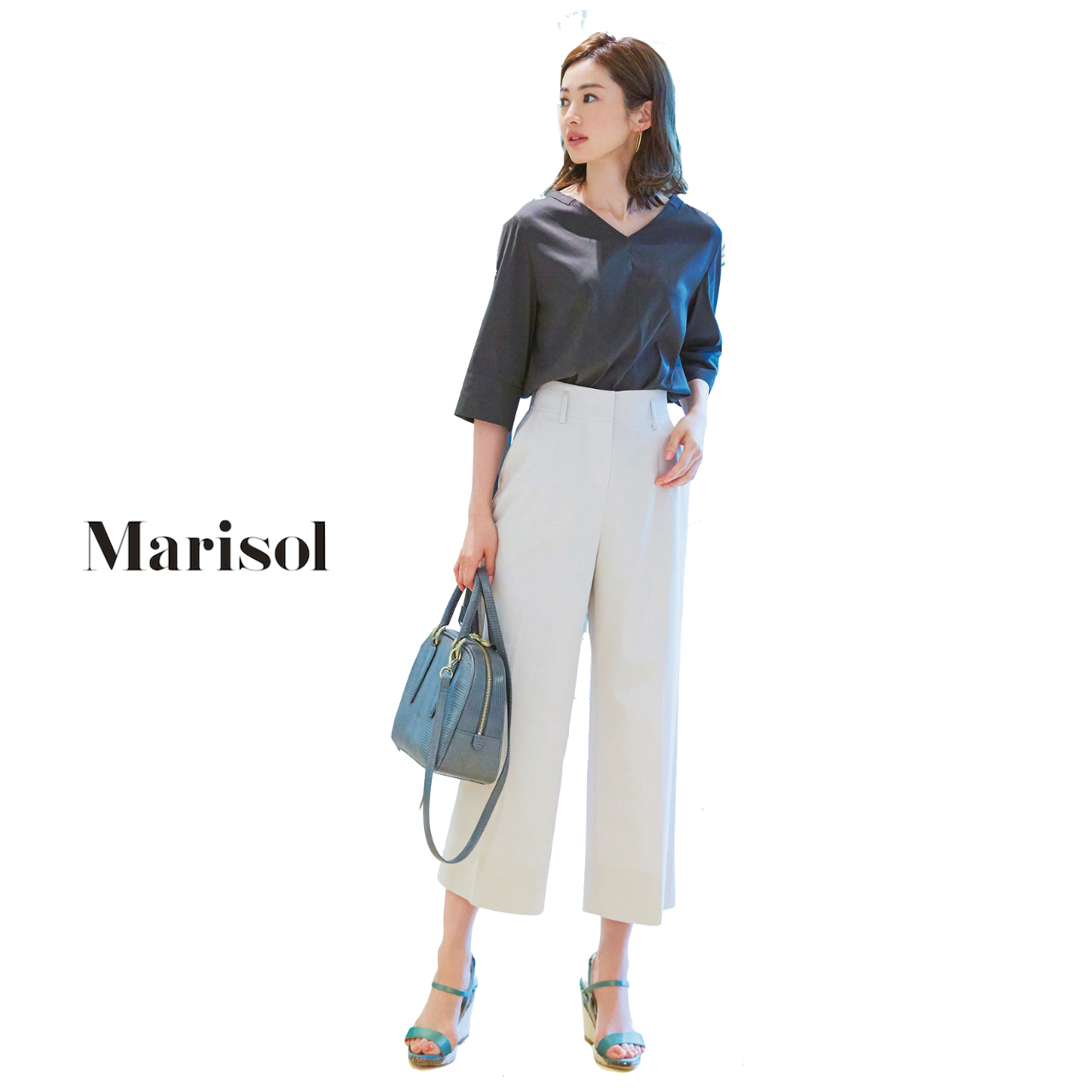 大人のためのサンダルコーデ選 真夏の大人フェミニンは足元で作って ファッション誌marisol マリソル 40代をもっとキレイに 女っぷり上々