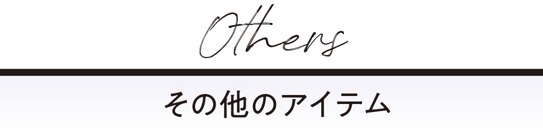その他のアイテム