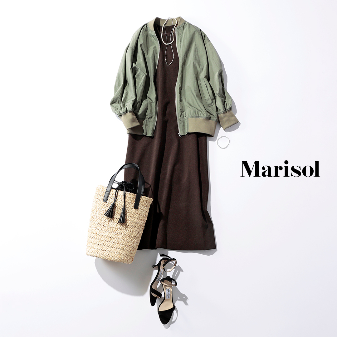 季節の変わり目を今年らしくオシャレにつなぐとっておきの薄軽アウター 6月のコーデ 3rd Mon ファッション誌marisol マリソル 40代をもっとキレイに 女っぷり上々