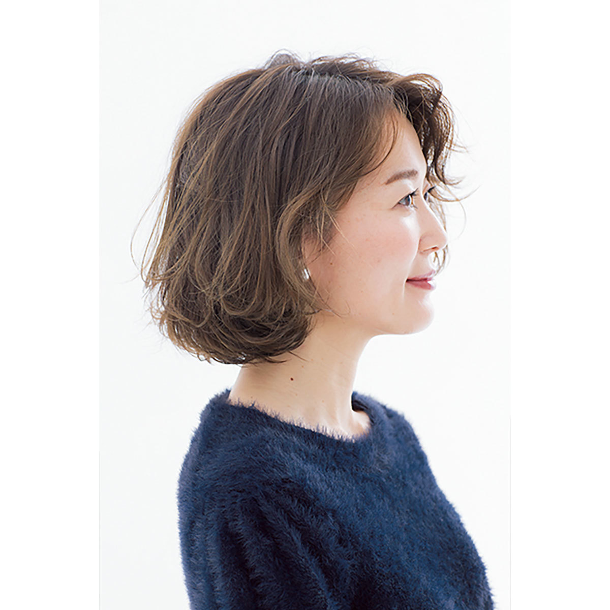 横から見た人気ボブヘアスタイル2位の髪型
