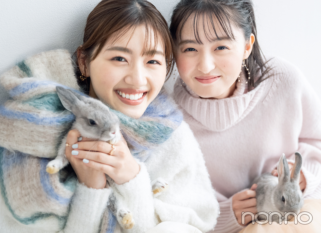 佐々木美玲と遠藤さくらの毎日ニット 1/1 2