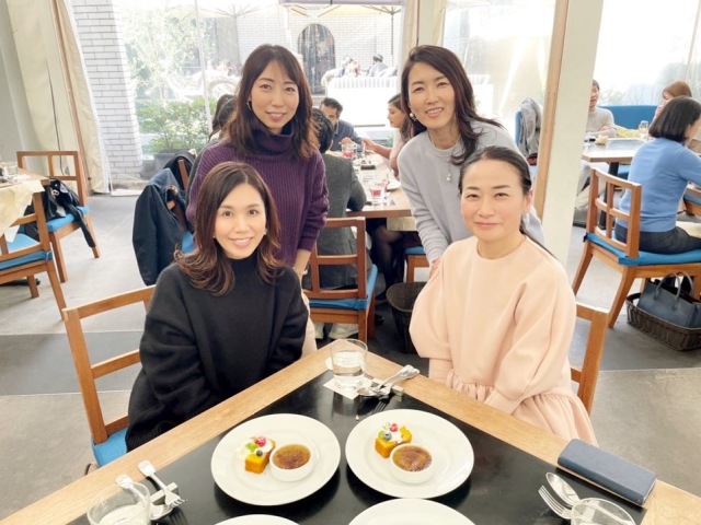 美女組のKaaiさん、kumikoさん、元美女組のayaさんと♡