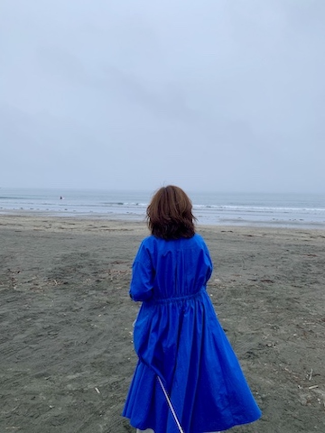 雑誌エクラ 冨岡佳子 ブルー