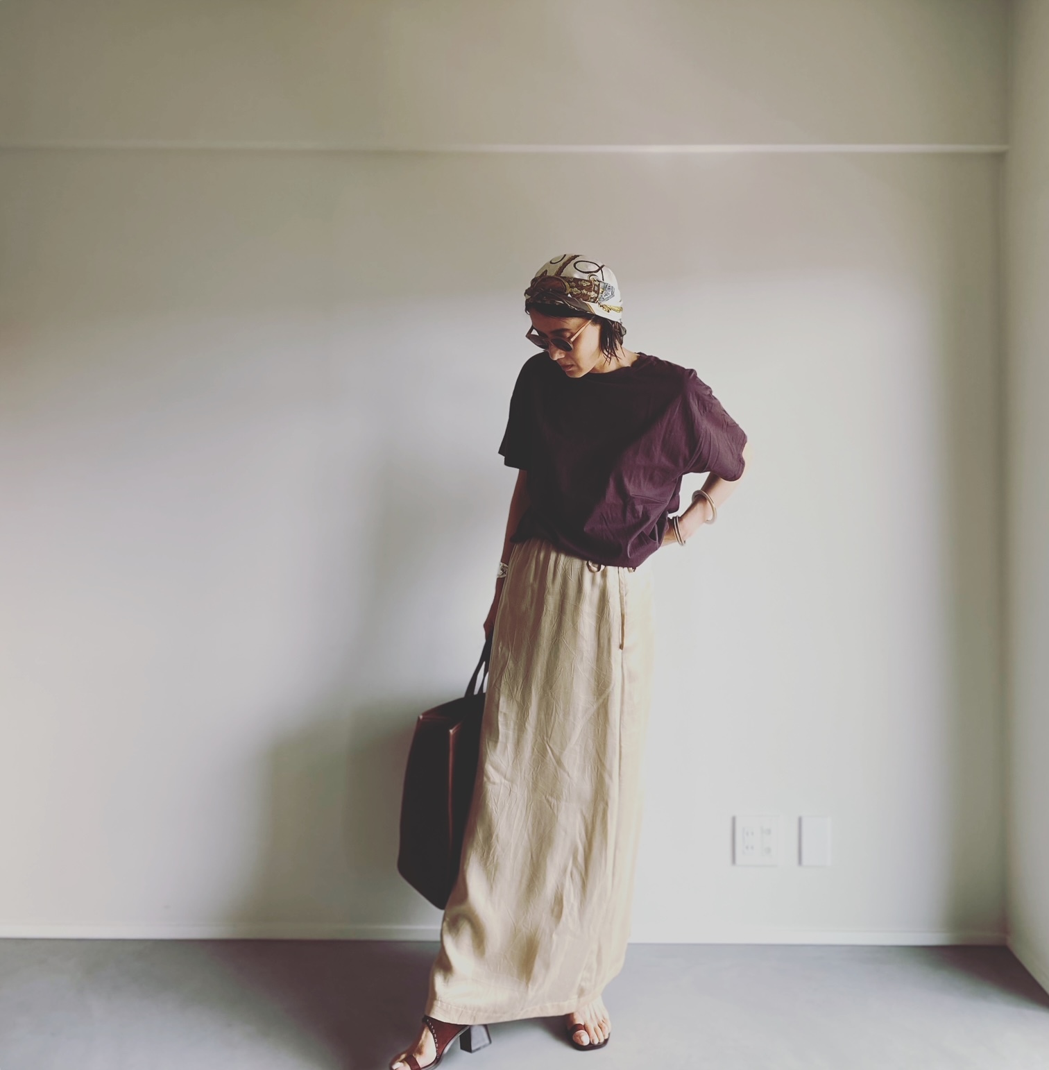 坪田あさみさんコーデ