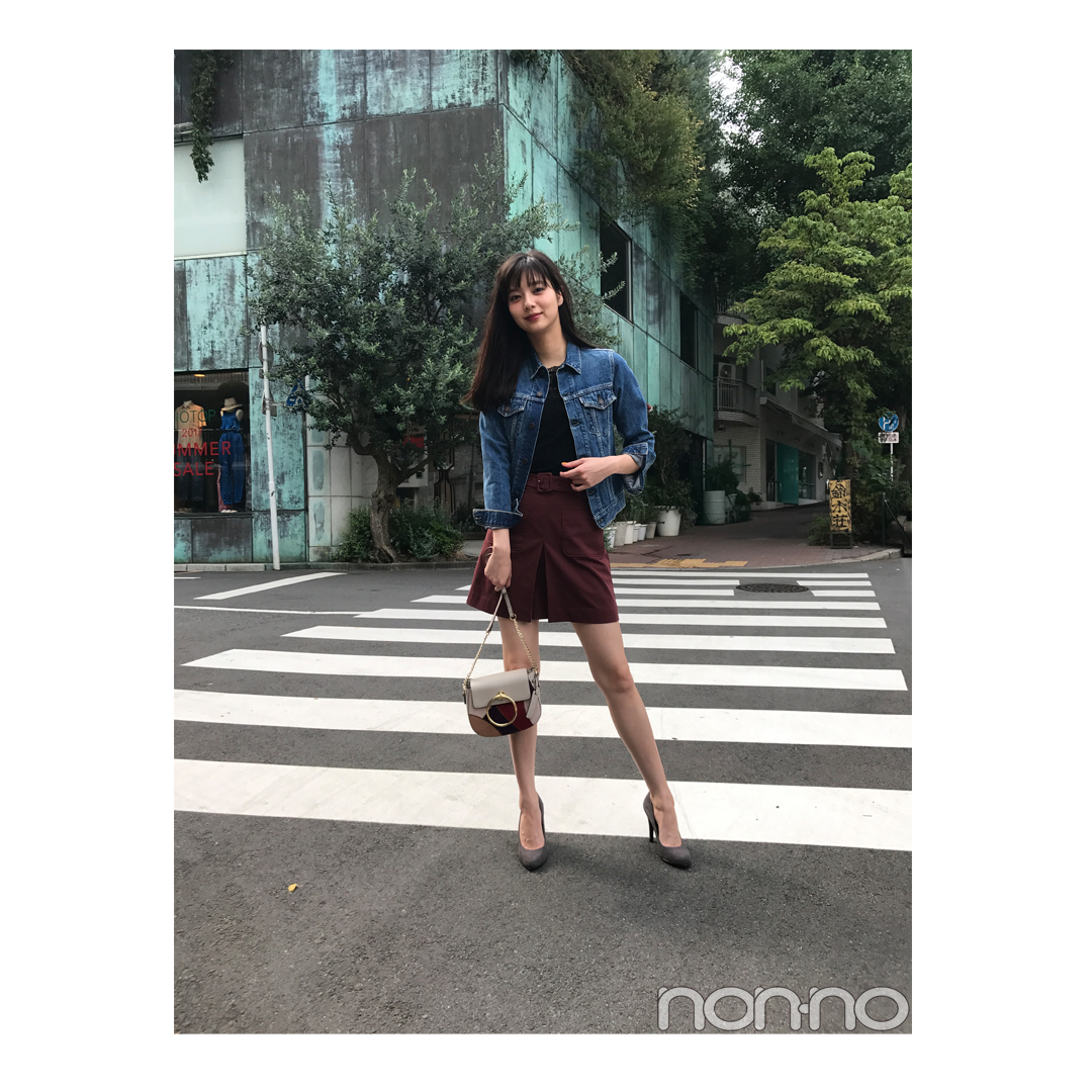 新川優愛のジャストサイズGジャンで美脚コーデ【毎日コーデ】_1_1