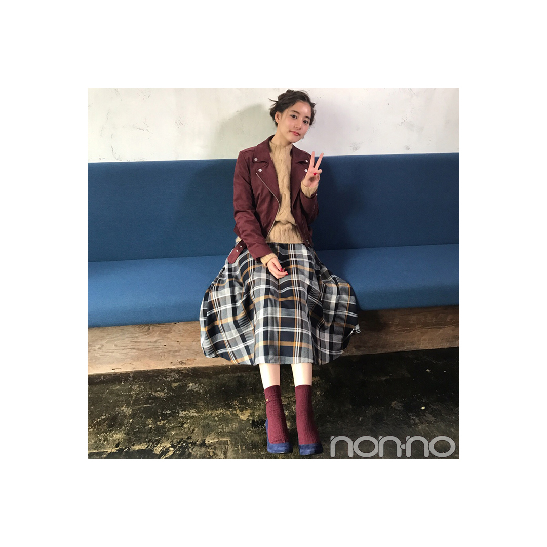 新木優子はボルドーMIXコーデで旬度をUP【毎日コーデ】_1_1