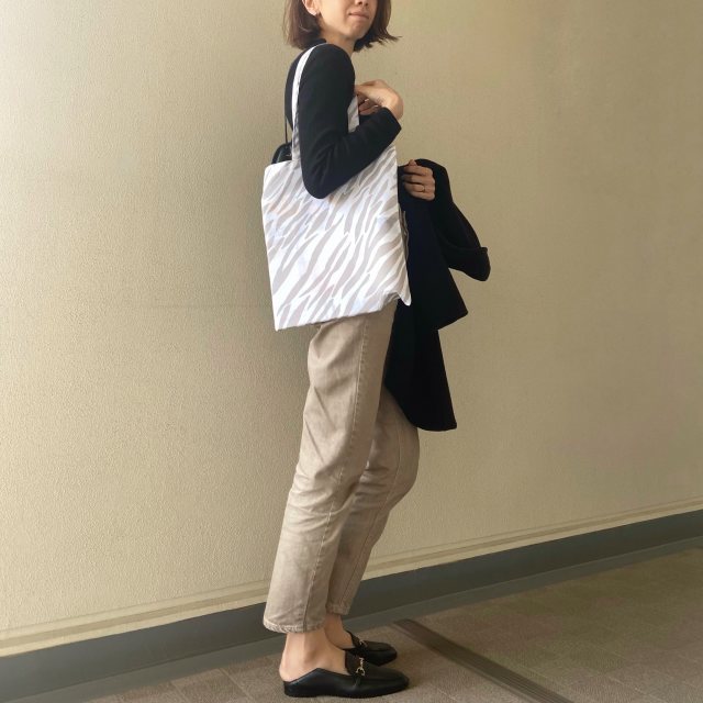 ウィムガゼットゼブラ柄トート&マルチポーチ
