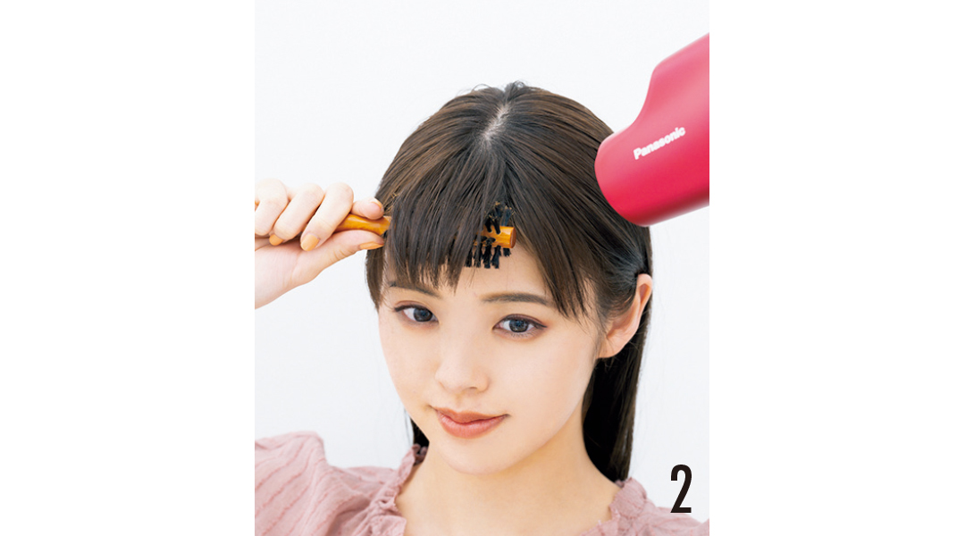 ヘア崩さない女子の”ぺったりしない”前髪ブロー&スタイリング超ていねい解説!_1_9