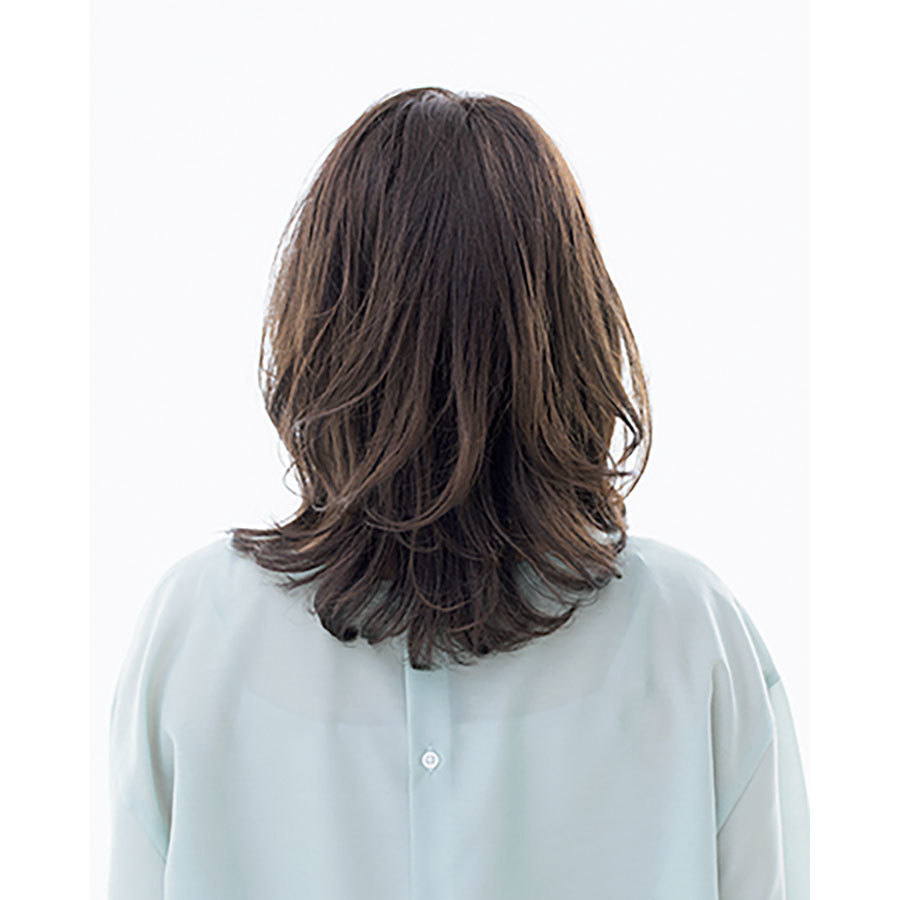 後ろから見た 人気ヘアスタイル4位の髪型