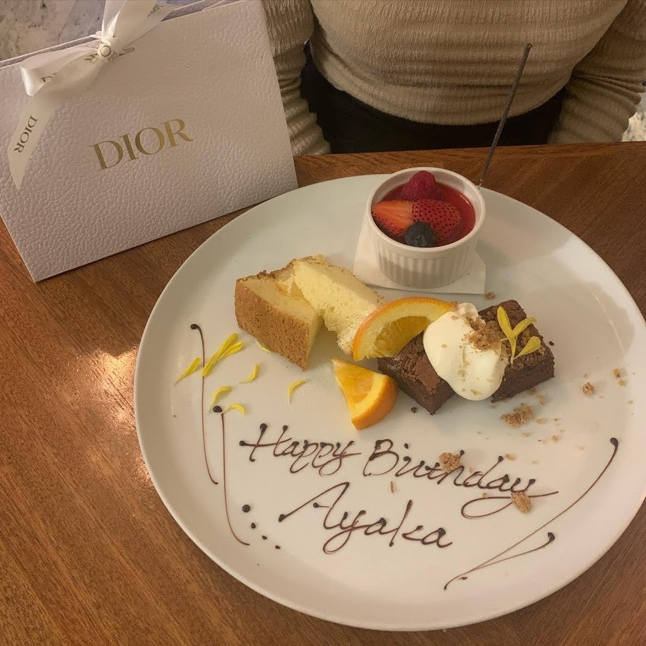 誕生日お祝いプレート Bamboo Non No Web ファッション 美容 モデル情報を毎日お届け