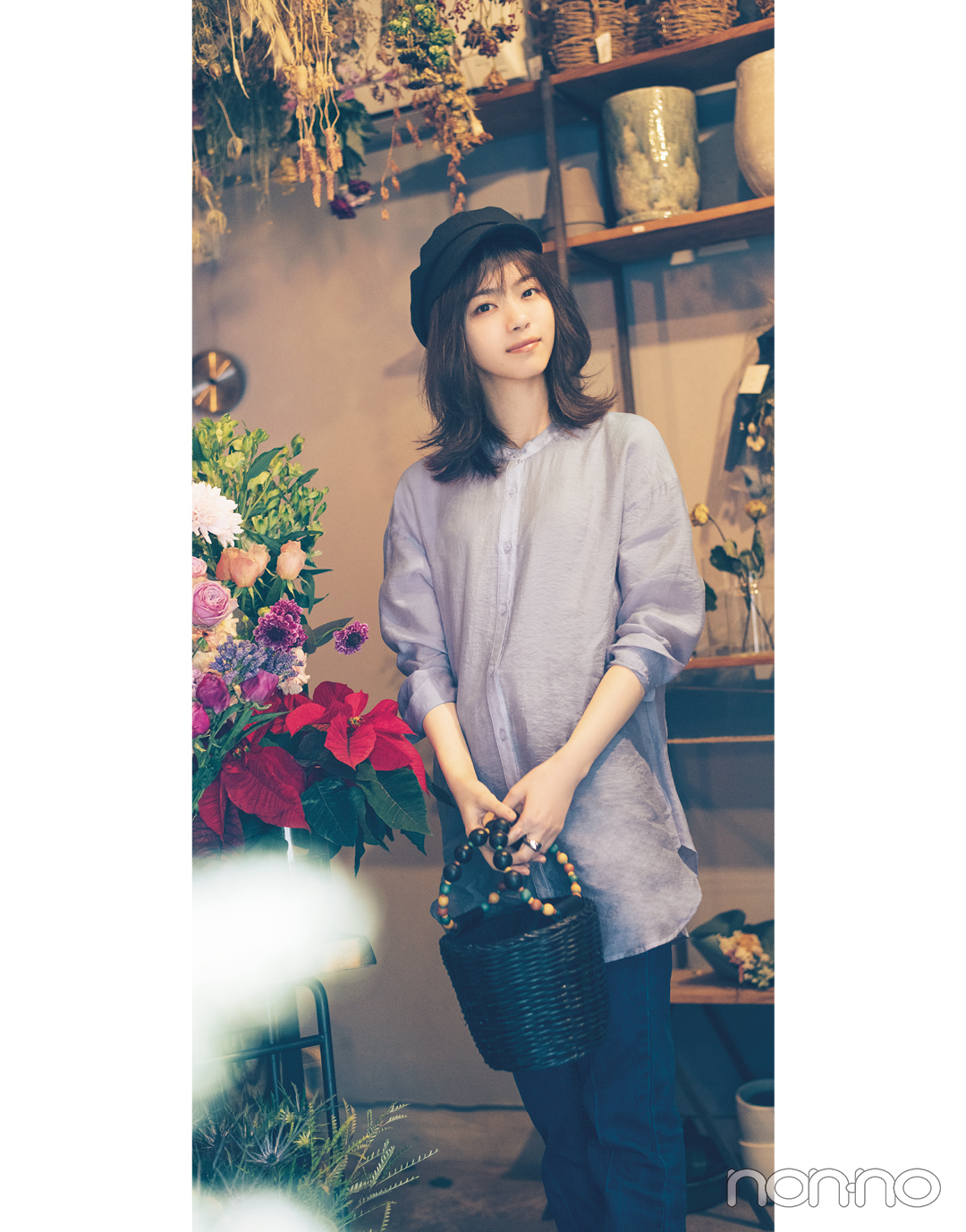 バンドカラーのシャツが新鮮&3か月着回せるを実証★【正義の春服】_1_3
