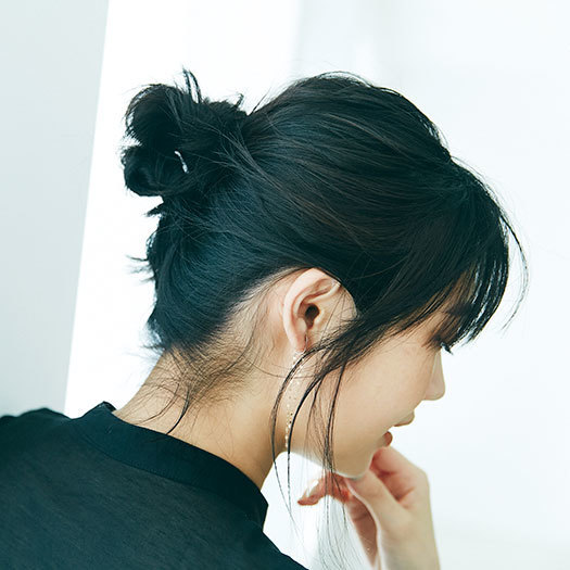 横から見た人気ランキング8位のヘアスタイル