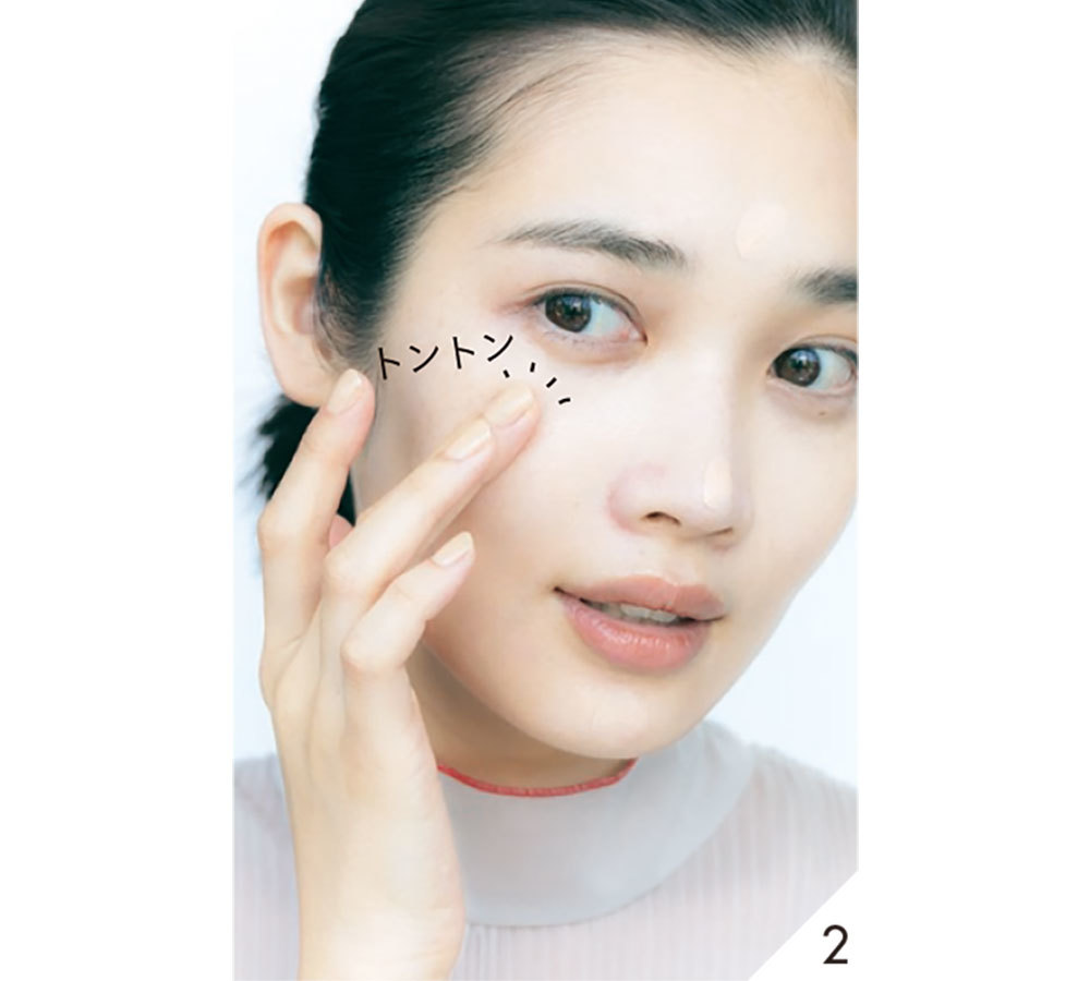 ファンデーションはすべて指づけがキモ!2