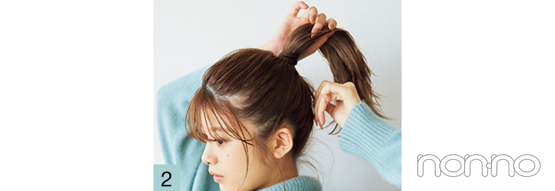 【ニット映えヘアアレ vol.1】ゆるタートル×ハイポニーで重心上げ!_1_7