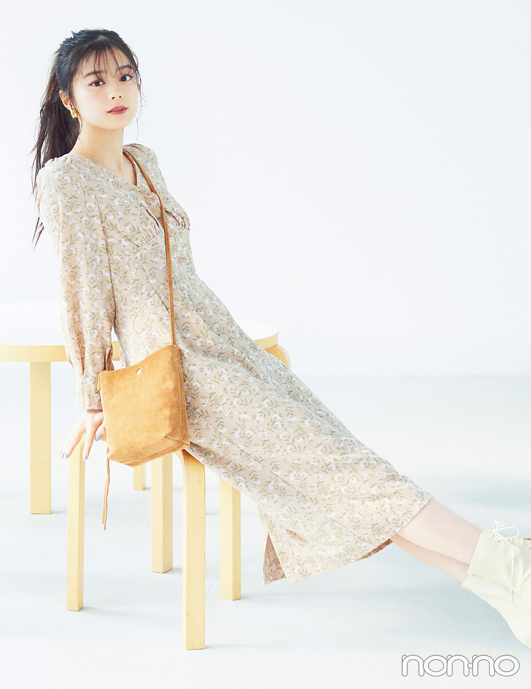 Coco Dealの即 完売したきゃしゃ見えワンピース 21春新作 Non No Web ファッション 美容 モデル情報を毎日お届け