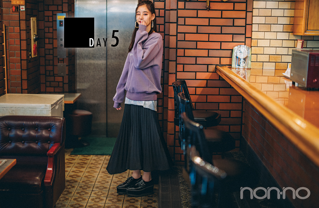 黒派必見! 新木優子が真冬の黒コーデ5days見せます★【今日のコーデはブラウン以外】_1_6