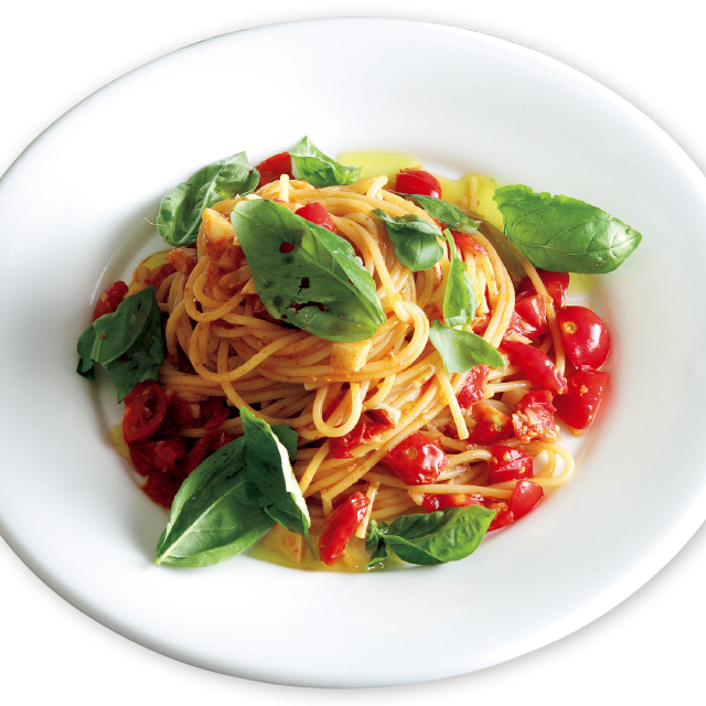 トマトとにんにくのパスタレシピ 有元葉子レシピ