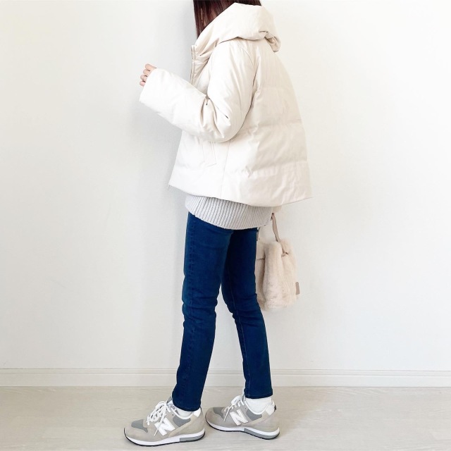 気温6 寒い日のあったかダウンスタイル Tomomiyuコーデ ファッション誌marisol マリソル 40代をもっとキレイに 女っぷり上々