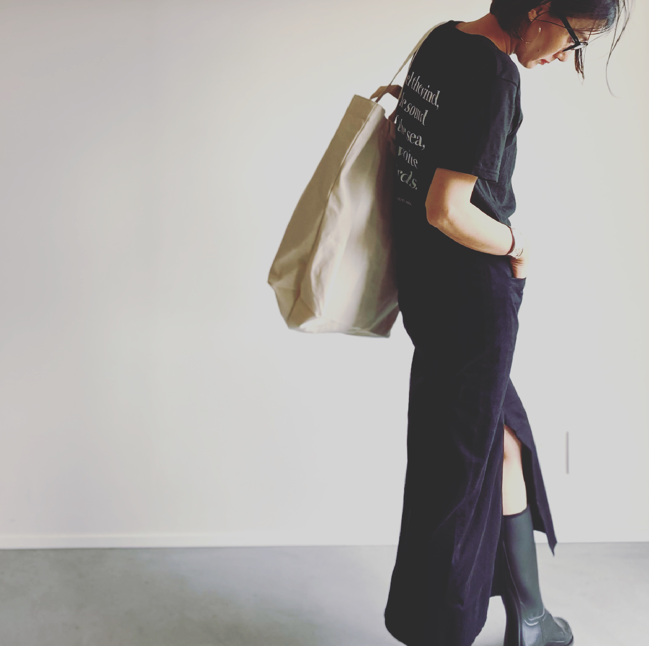 坪田あさみさんコーデ