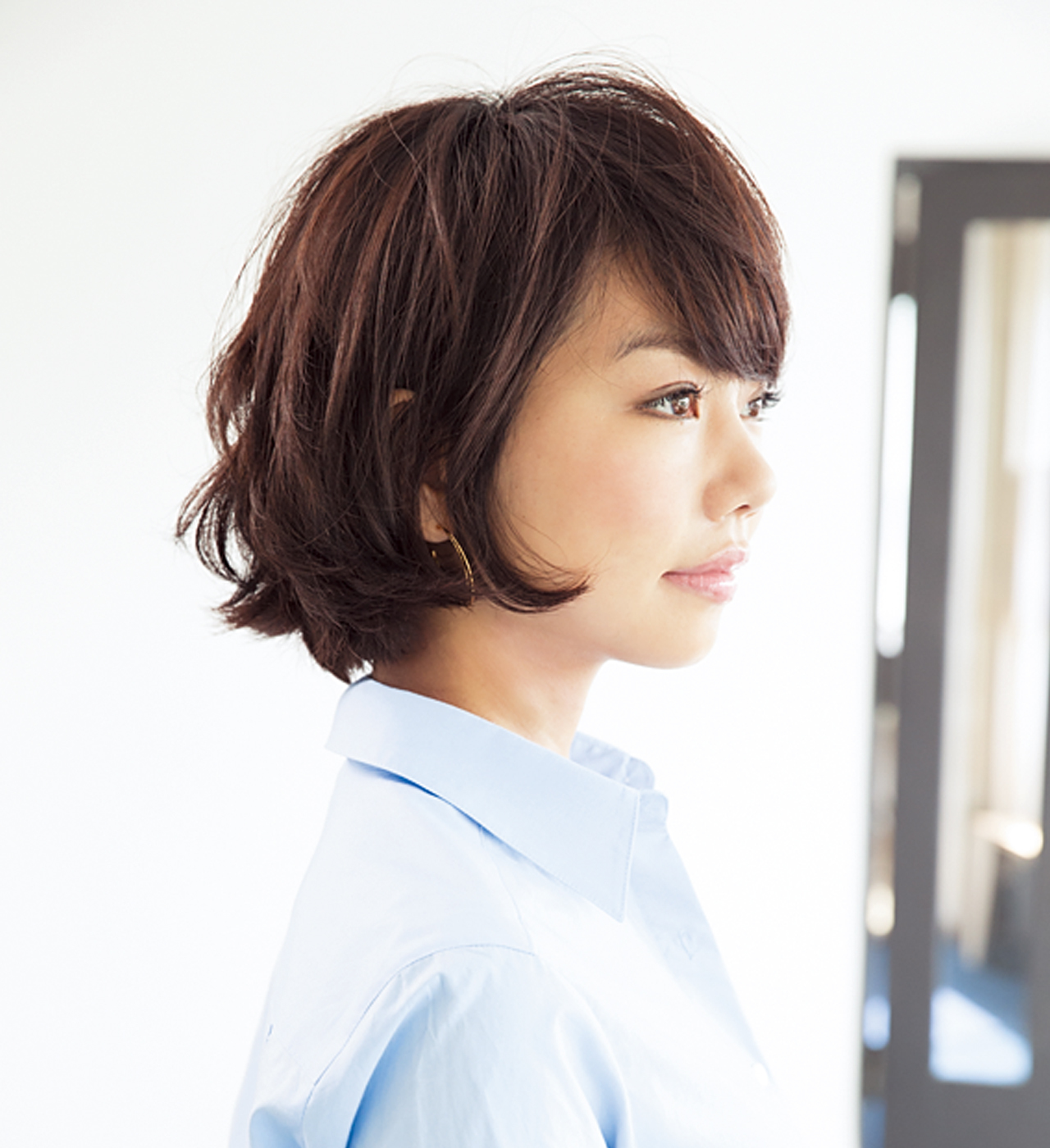 柔らかさとカジュアルさ、 両方できるショートボブ【40代のボブヘア】_1_2