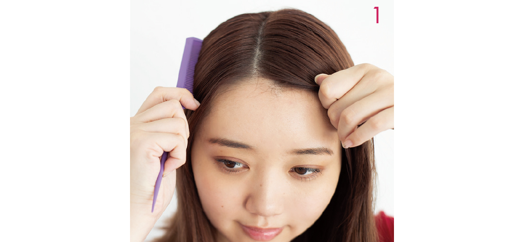 【ヘアアレンジ】カジュアル服に似合う今っぽタイトヘアはこう作る!_1_4