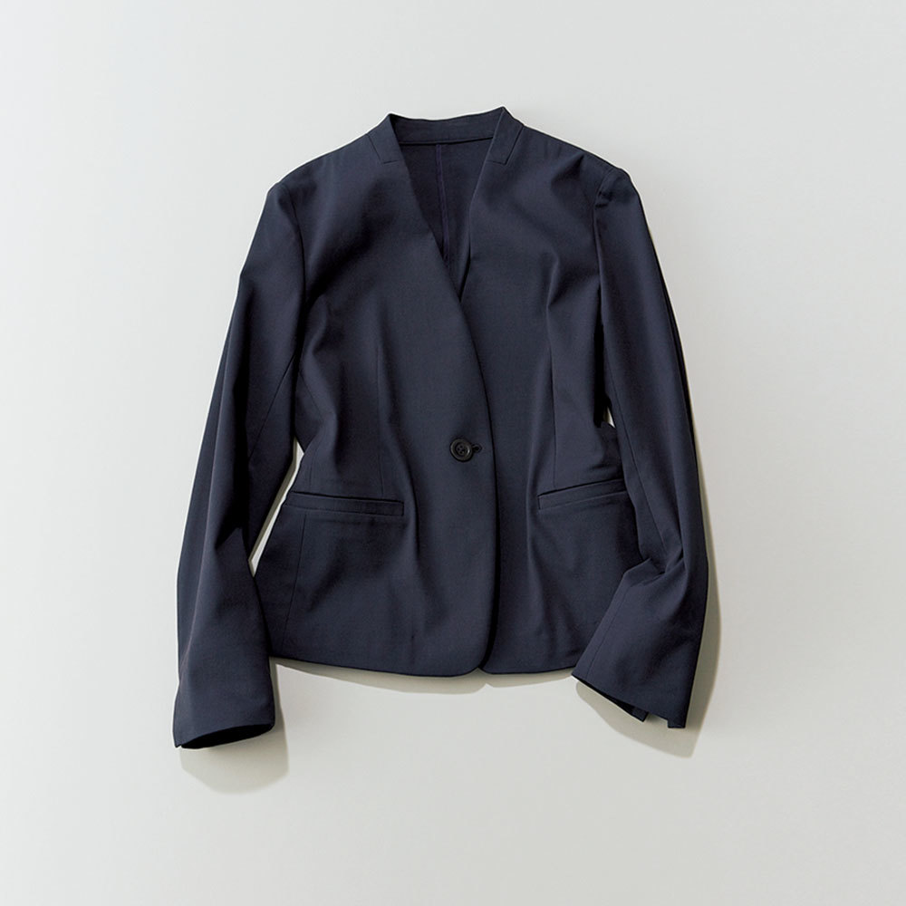 40代ファッション2019年夏のお仕事服_リネンジャケット