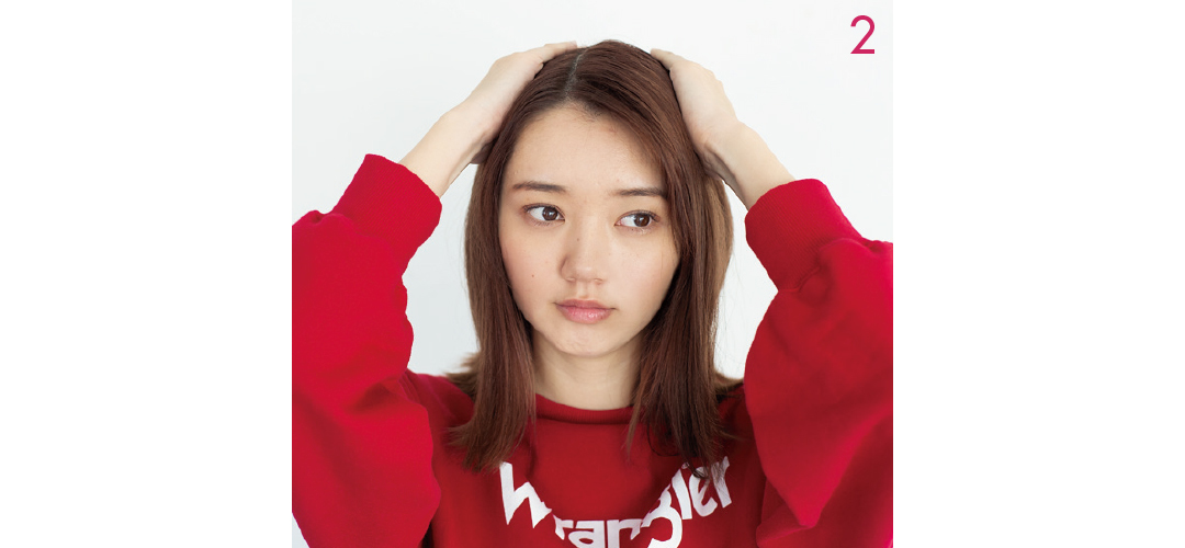 【ヘアアレンジ】カジュアル服に似合う今っぽタイトヘアはこう作る!_1_5