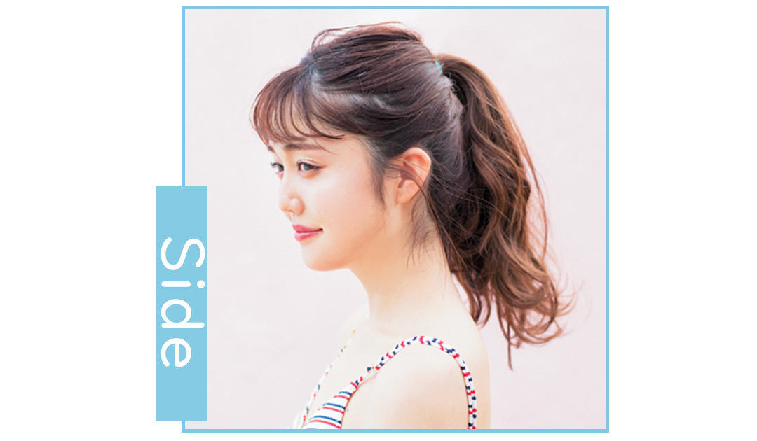 ホテルのプールで#BAEるヘアアレンジ、「色っぽポニテ」一択!_1_3