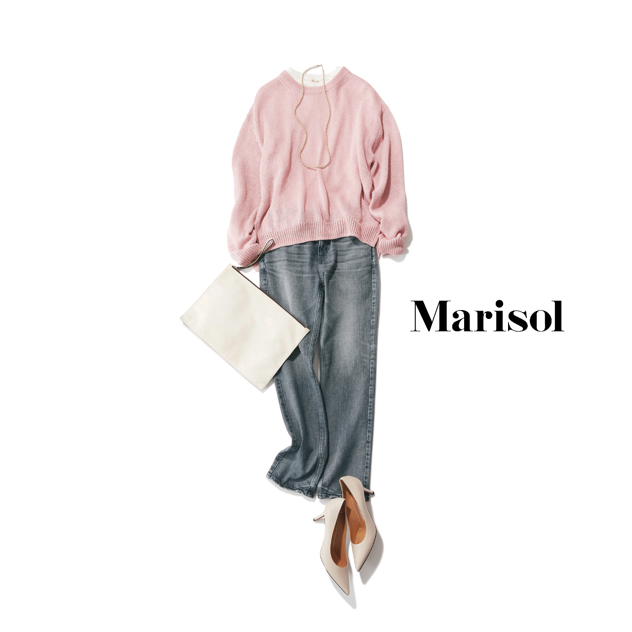 体調不良な日こそ在宅勤務が正解かも 無理せずデニムコーデで安静に 21 8 11コーデ ファッション誌marisol マリソル Online 40代をもっとキレイに 女っぷり上々