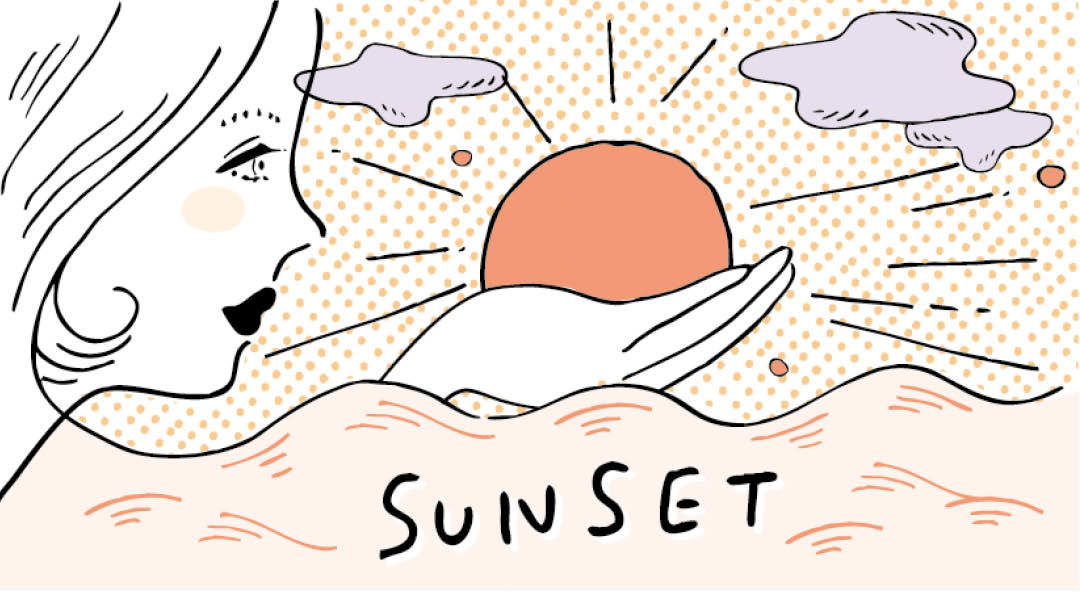 星ひとみさんの天星術占い2022_夕焼け