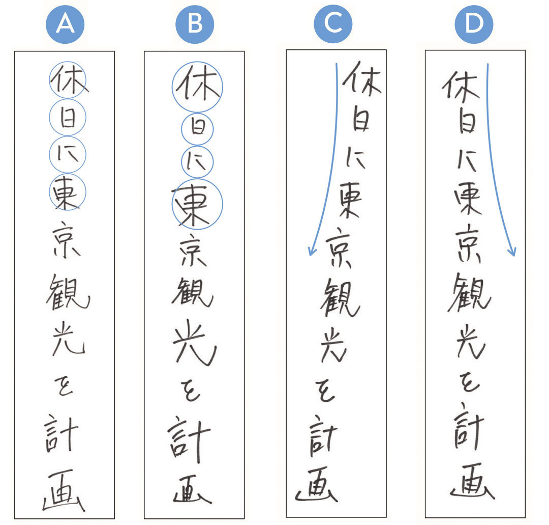 一文字書くだけでコワいほど当たる 書き文字性格診断 まとめ Non No Web Non No Web ファッション 美容 モデル情報を毎日お届け
