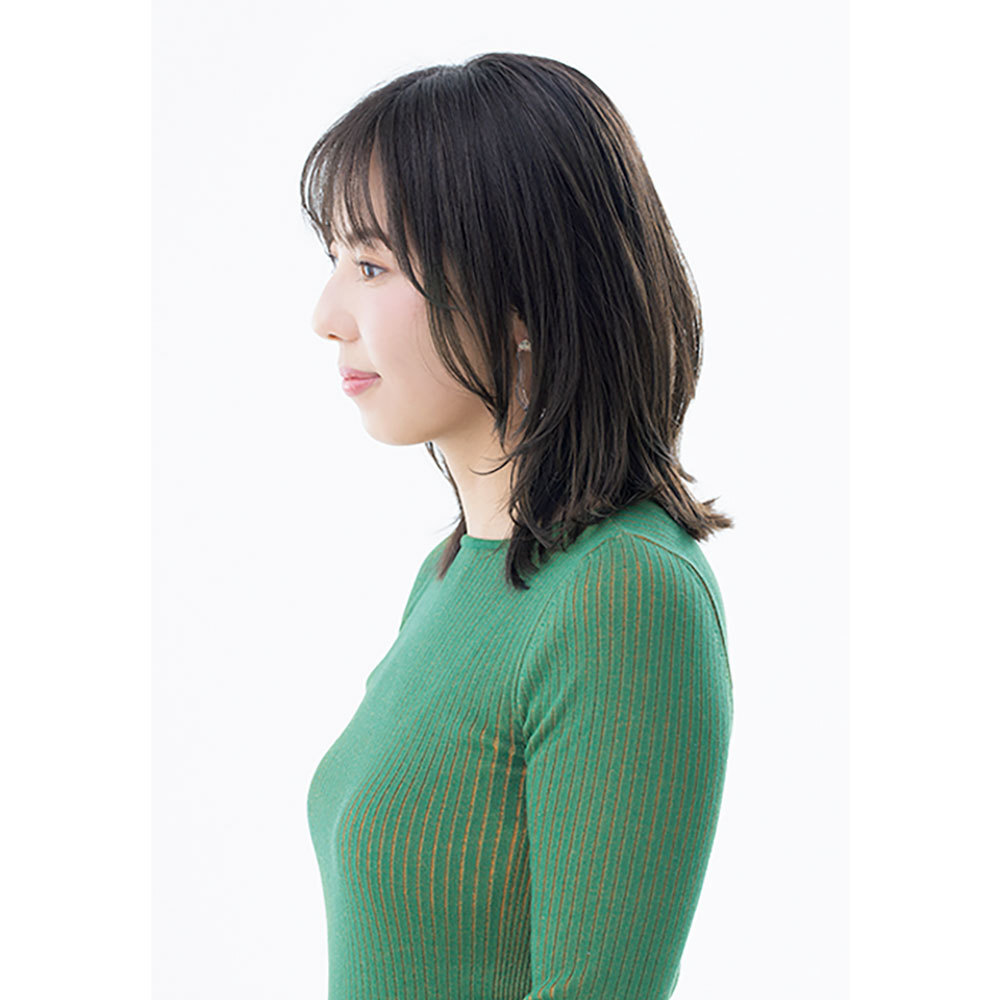 横から見た人気ランキング4位のヘアスタイル