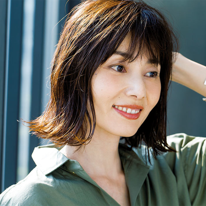 ジェルミルクで作るアラフォーのヘアスタイリング術3