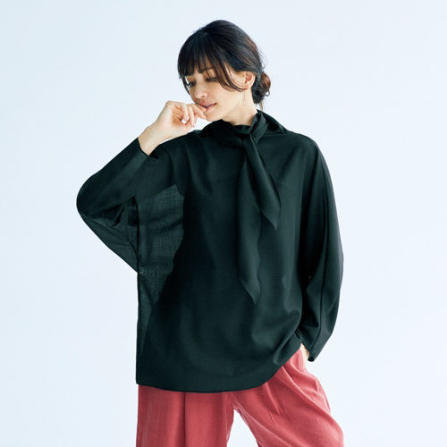 LOEFF シアーブラウス ¥27,000+税