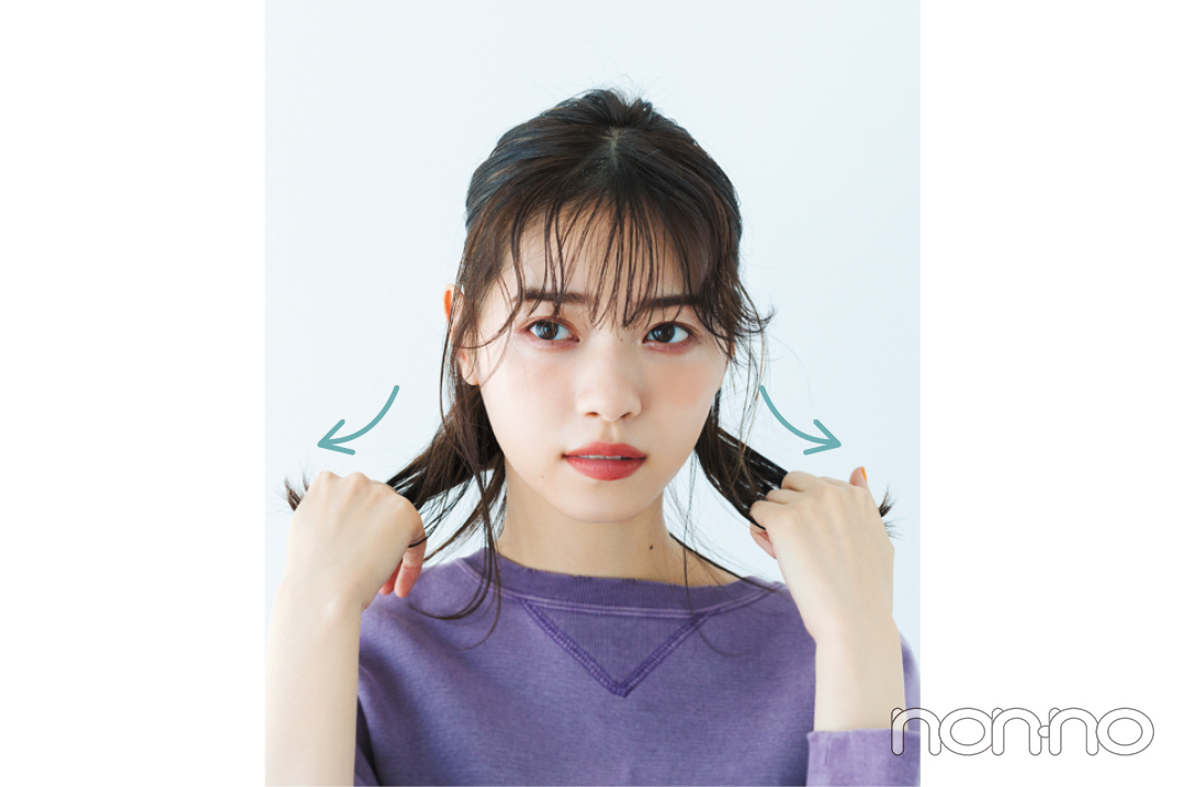 西野七瀬の春服×ヘアアレ♡ HOWTOつきで今すぐマネできる!【西野七瀬ヘアねほりはほり③】_1_6