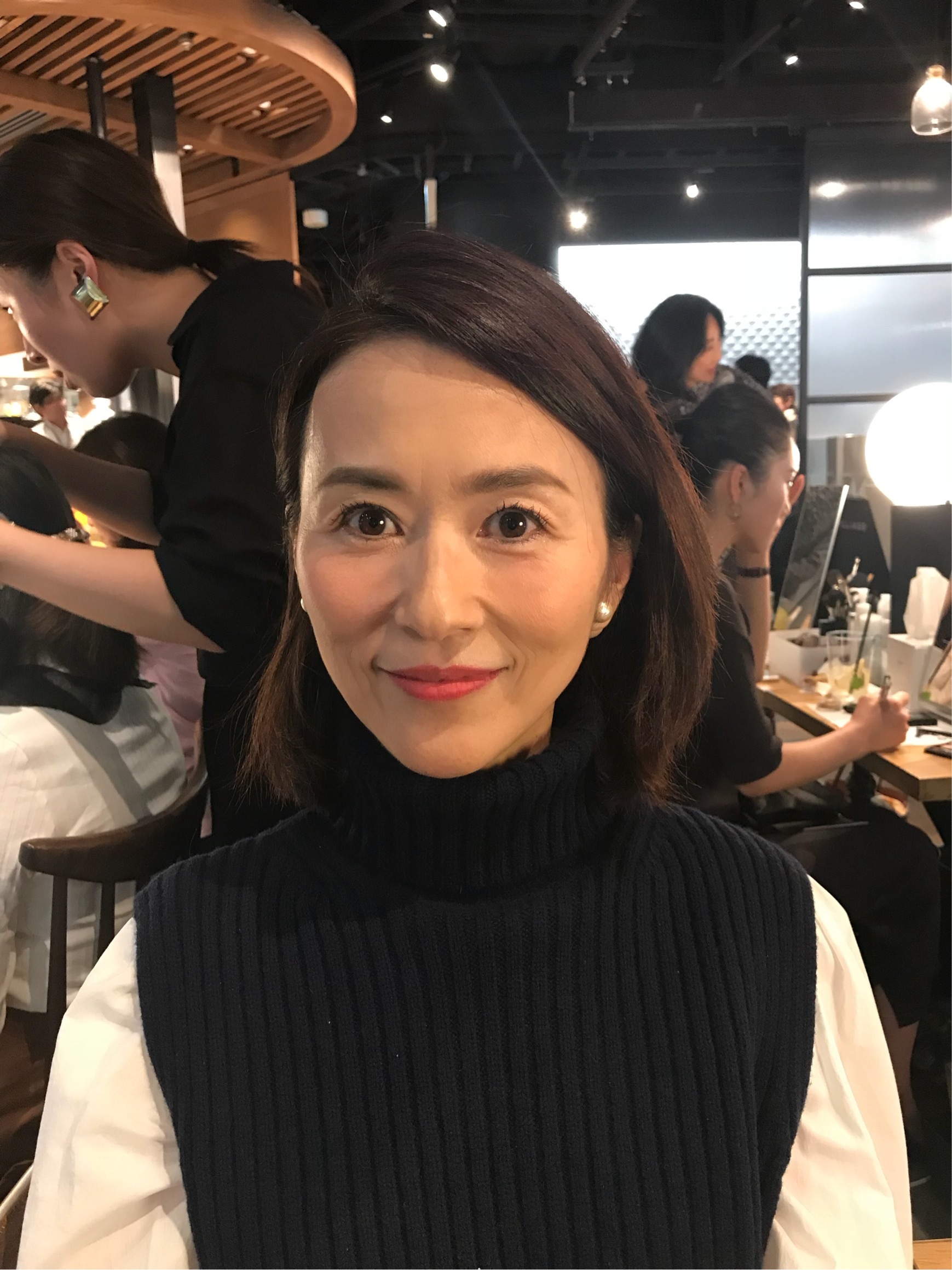 レイヤードスタイルでメイクレッスンへ 華組 朝生育代のブログ 華組ブログ Web Eclat