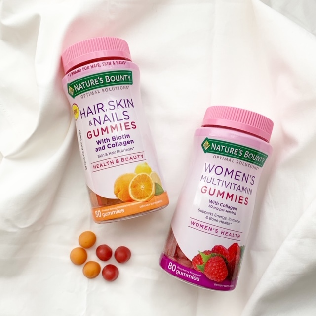 【NATURE'S BOUNTY】の「HAIR, SKIN & NAILS GUMMIES」と「WOMEN'S MULTIVITAMIN GUMMIES」♪もはや、お菓子・・・いえ、美容サプリです(^_^)