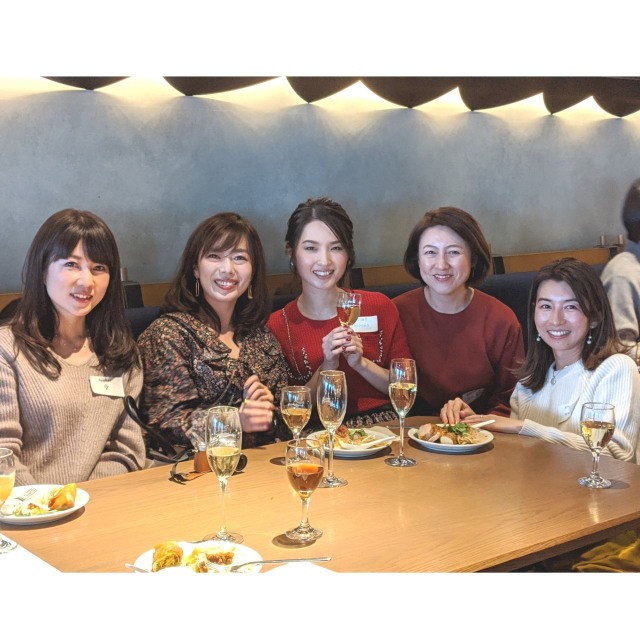 石田編集長と仲良しメンバーで。