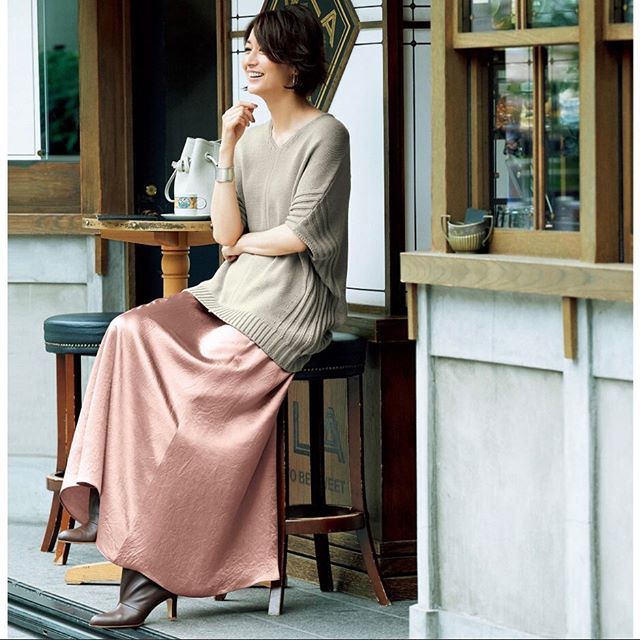 大人気 富岡佳子の着回しダイアリー Web Eclat 50代女性のためのファッション ビューティ ライフスタイル最新情報