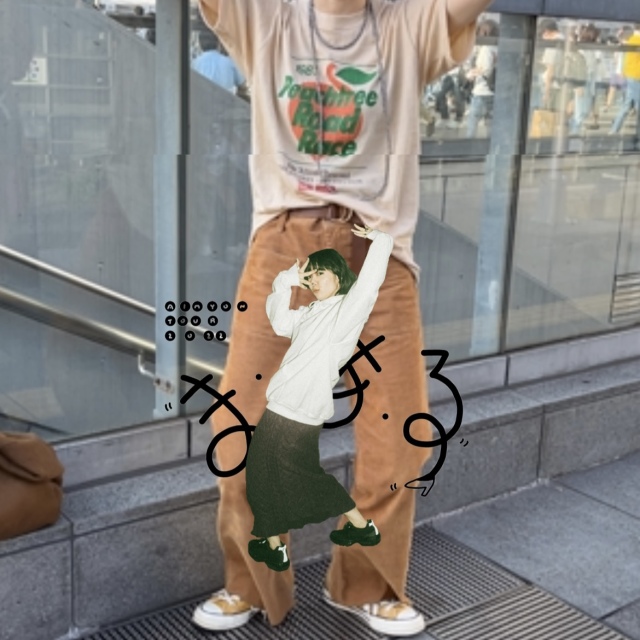 あいみょんLIVEへ、コンバース履いて行きました。こちらの画像は、ライブツアーで使用できるARカメラで撮影したもの(snsシェアOKのもの)