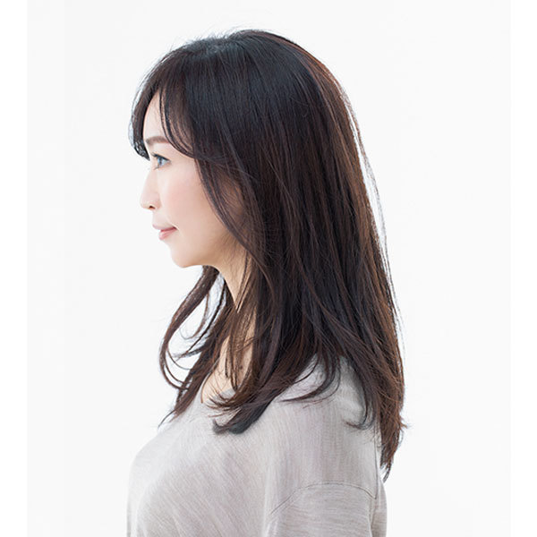 ヘアスタイリング前の人気ランキング2位のロングヘアスタイル