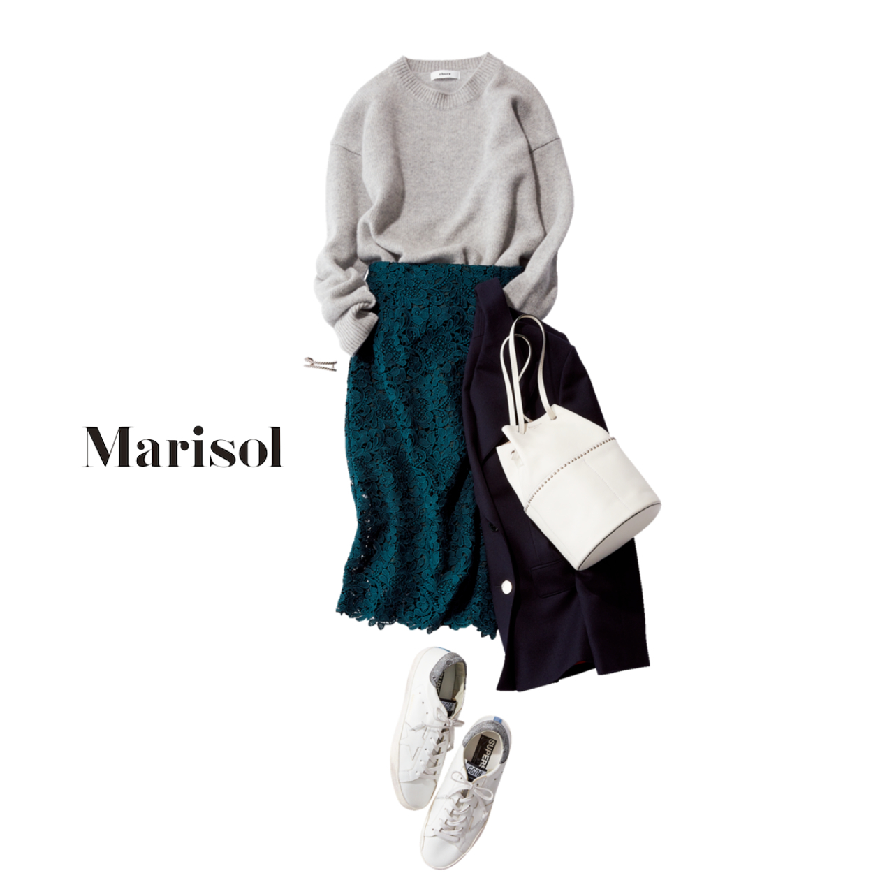 上品ワイドパンツコーデからグレーグラデコーデまで アラフォー冬の１週間コーデ ファッション誌marisol マリソル 40代 をもっとキレイに 女っぷり上々