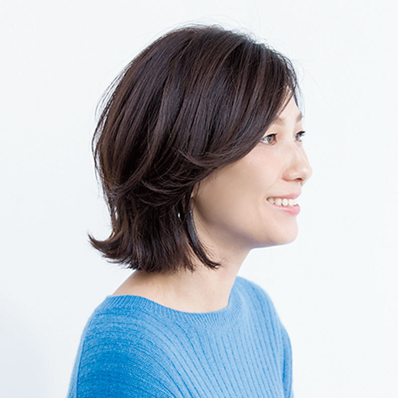 横から見た人気ボブヘアスタイル2位の髪型